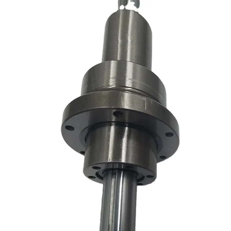 high quality full round flange solid shaft RLSF020 rotary ball spline with shaft connection