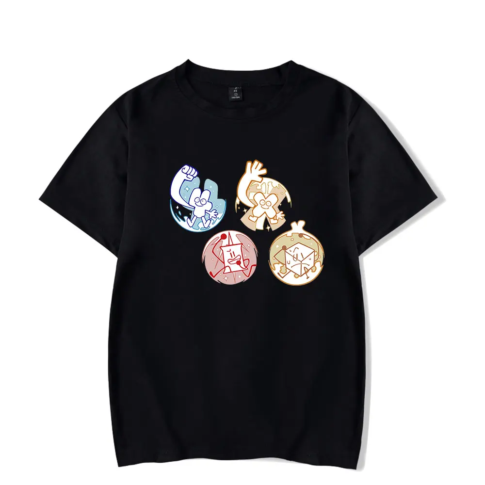 Jacknjellify-Camiseta de cuatro X Loser Pin para hombre y mujer, camiseta divertida de manga corta, Tops Harajuku Unisex