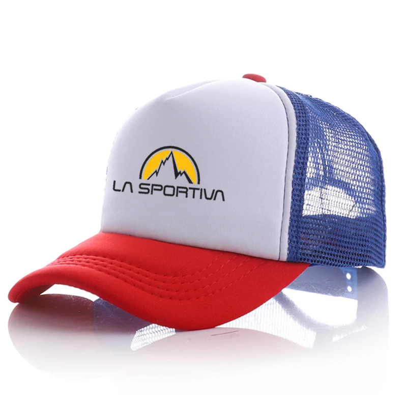 Fashion LA SPORTIVA MEN WOMEN Trucker Cap Men Funny Pelagic Hat Baseball Cap adult Cool Summer Unisex Mesh Net Caps Camouflage