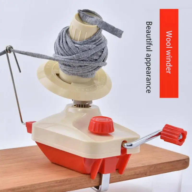 

Hand Operated Yarn Winder Fiber Wool Manual Handheld Winder Machine String Ball Portable for DIY Sewing Making Accessories