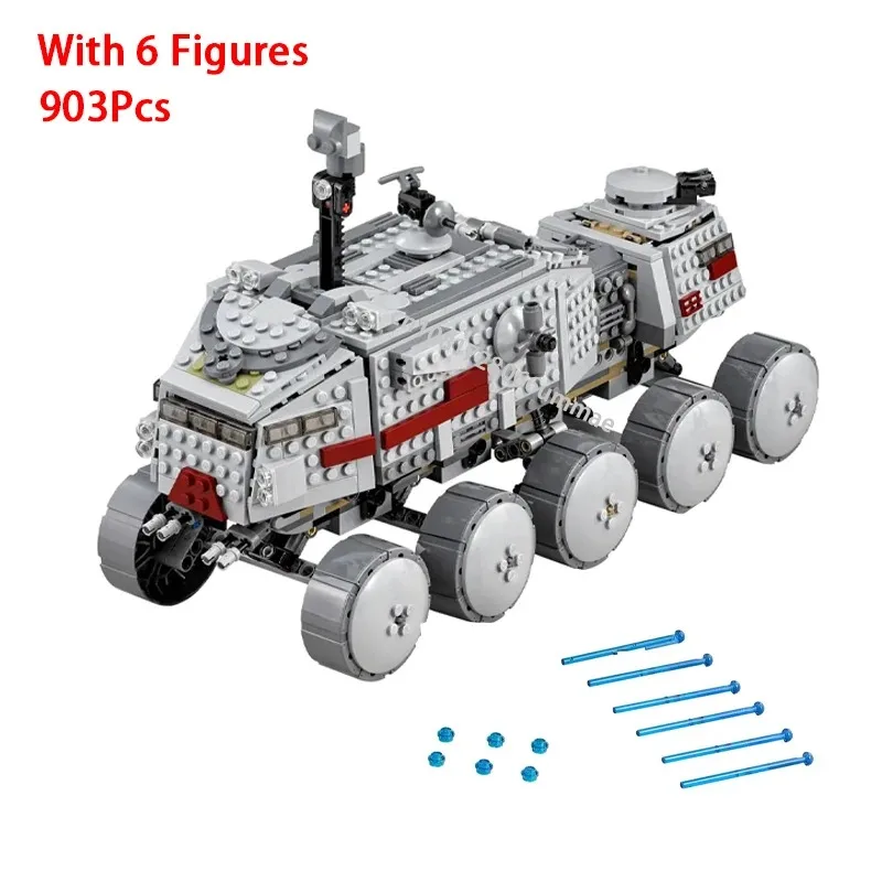 MINISO Disney  Compatible 75151 Clone Turbo Tank Building Block Props Model Children's Assembled Toys Birthday Christmas Gift