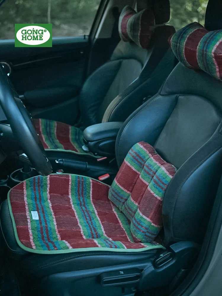 

Universal Car Cuion Winter Plu Non-Slip Breathable Comfortable All-Season Cotton Fiber Cheered Velvet Car Accories