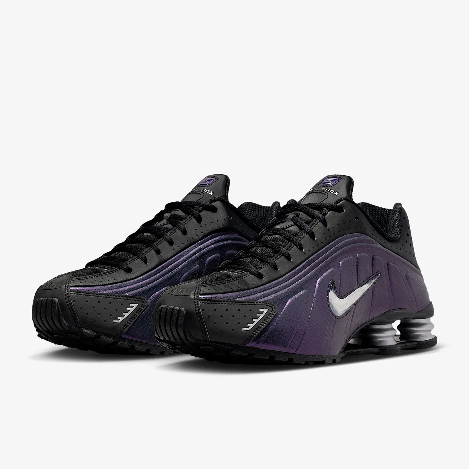 

Nike genuine Shox R4 men's low cut shock-absorbing, wear-resistant and fashionable sports shoes IO4546-002