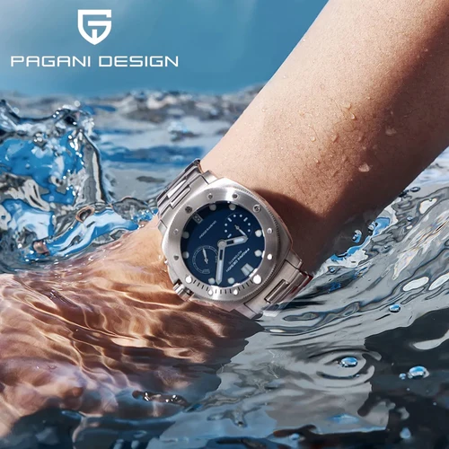 Imagen 2 del producto PAGANI DESIGN 2025 maquinaria de buceo reloj automático para hombre de acero inoxidable luminoso cristal de zafiro relojes deportivos al aire libre para hombre