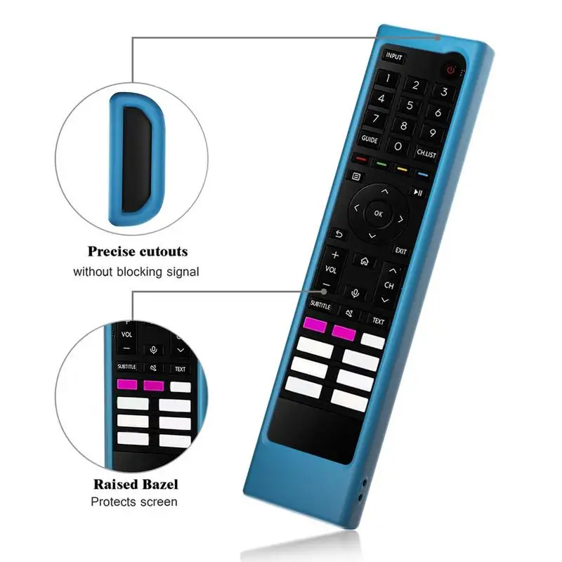 Silicone Remote Cover For Hisense TV ERF3B80H/ERF3C80H/ERF3C80H Remote Protective Sleeves