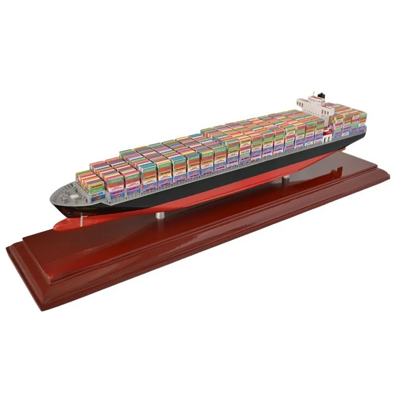 Ship model to map customization, ocean container ship model
