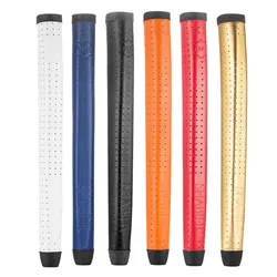 Genuine Leather Midsize Golf Putter Grip Blue Color Pure Handmade Club Grip with Soft Comfort Material