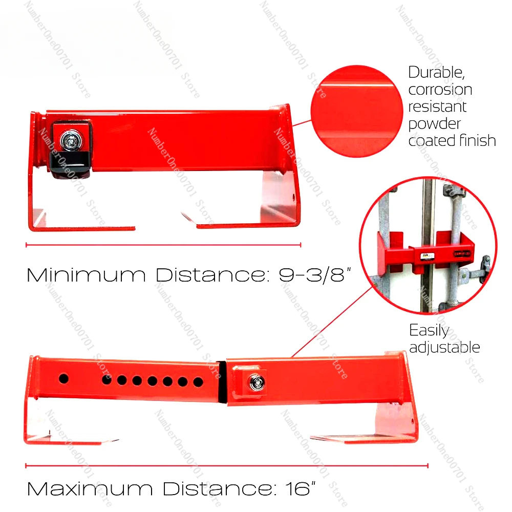 Equipment Steel Heavy Cargo Door Lock Combination Lock, Red