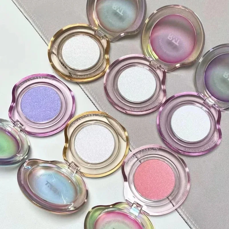 Hoogglans Diamond Highlighter Palette Prachtige Glitter Oogschaduw Glanzende Glanzende Zijderups Schaduw Shimmer Ogen Make-up