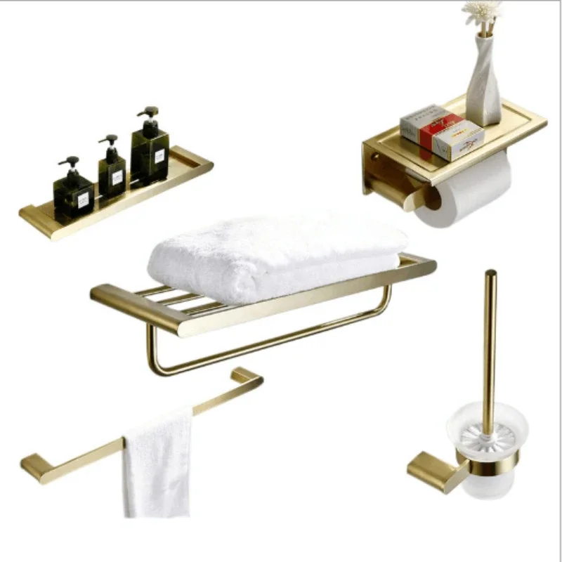 Brushed Gold High Quality Stainless Steel Hardware Bathroom accessories