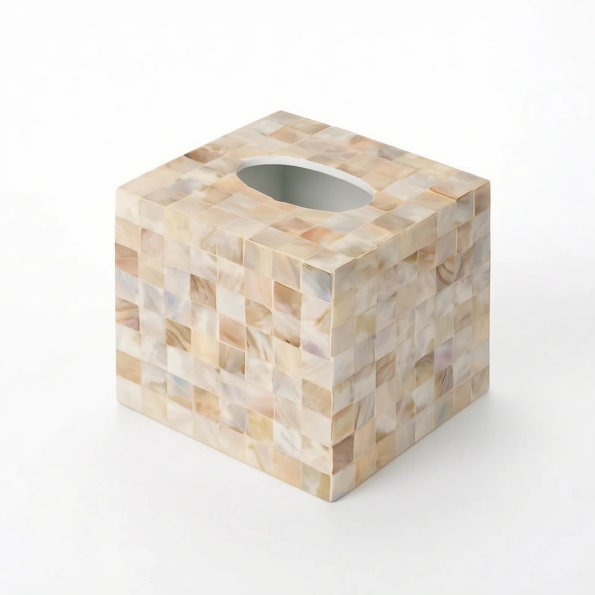 Tissue Container Shell Waterproof Luxury Modern Square Holder European Style Living Room