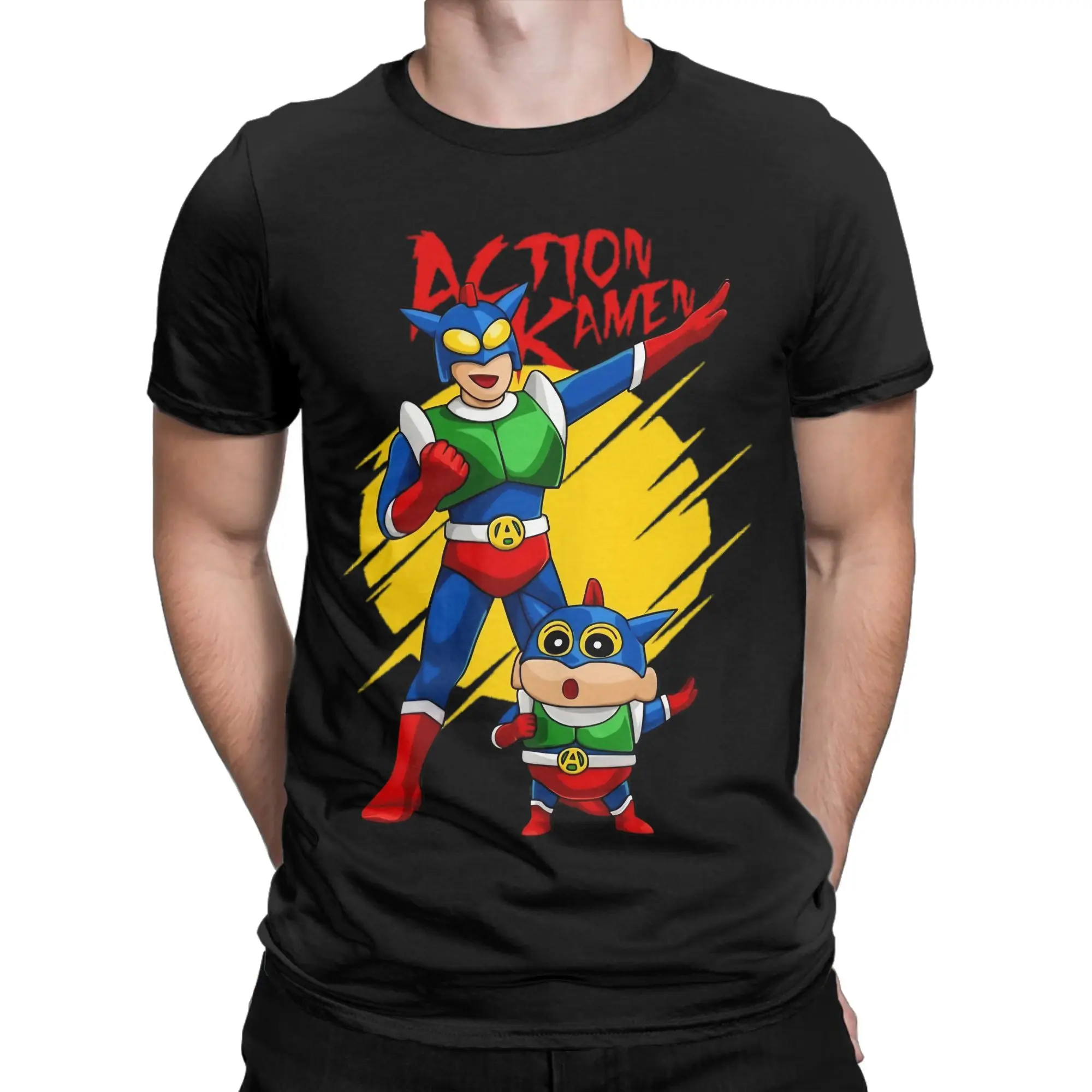 Camiseta masculina e feminina de algodão puro, camiseta engraçada de manga curta com gola redonda, camiseta plus size