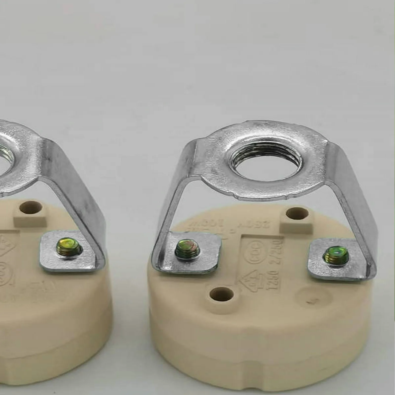 

20pcs Lamp Head Bracket Parts Lighting Fixture Replacement Durable Iron Easy Install Horn Light Bracket Lamp Fixing