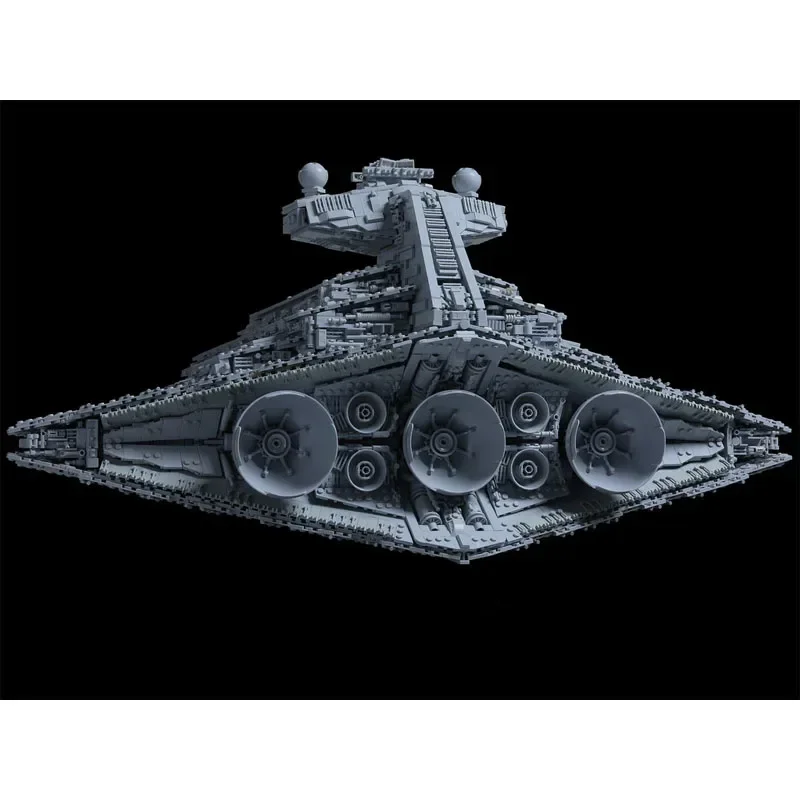 MOC-23556 الفيلم الكلاسيكي ISD العاهل سفينة الفضاء العملاقة اللبنات نموذج 11353 PartsMOC الإبداعية عيد ميلاد لعبة هدية للبنين أطفال
