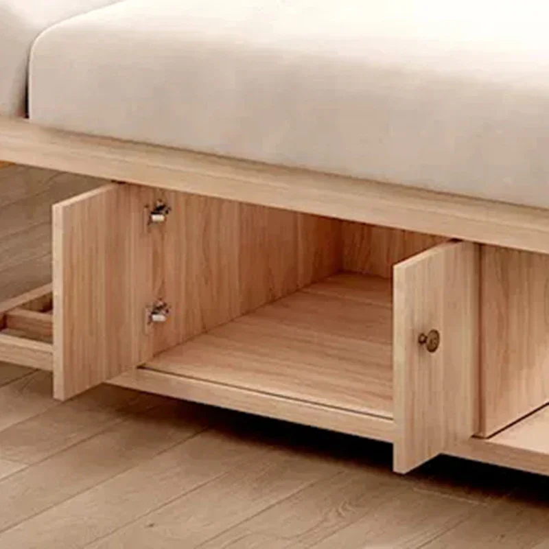 Nordic Multifunctional Massage Tables Solid Wood Adjustable Beauty Salon Massage Tables Foot Bath Furniture Cama De Masaje 3