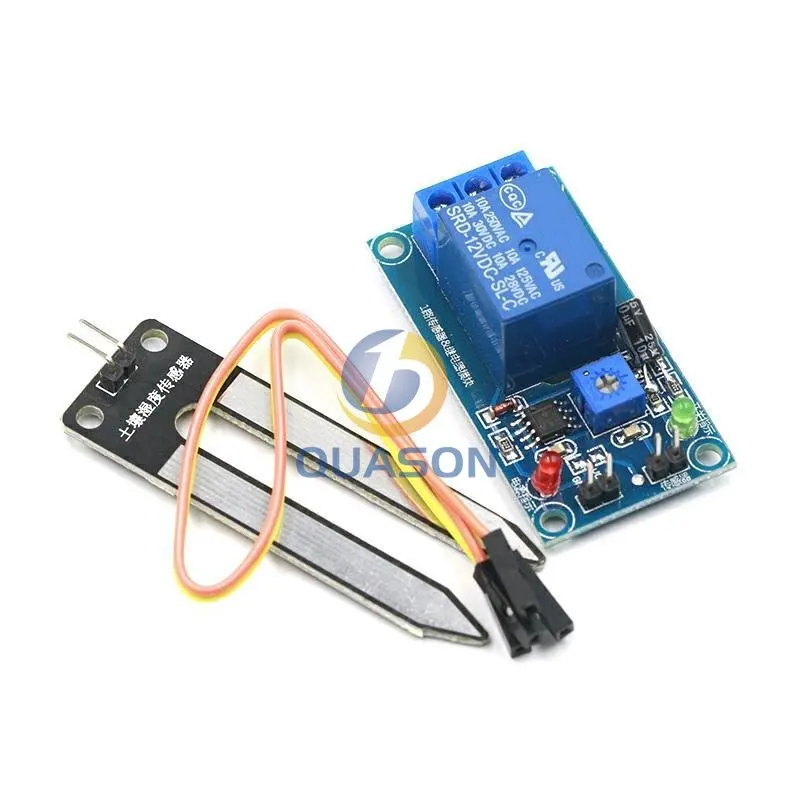 NEW DC 5V 12V soil moisture sensor relay control module Automatic watering of the humidity starting switch for aduino