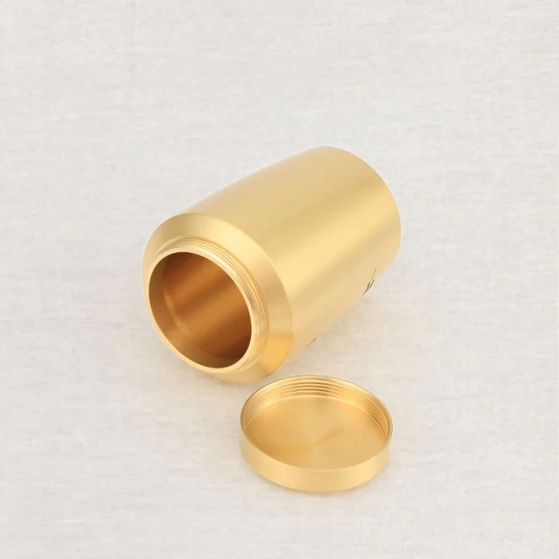 Brass Incense Powder Box Retro Bottle Convenience Moisture Resistance Holiday Gifts Tea Room Decoration Incense Making Storage