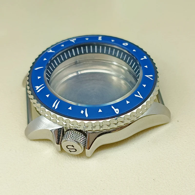 Корпус часов 42 мм, купольное стекло, арабский керамический безель, вставка, подходит для SKX007 SKX009 SRPD NH35 NH36, механизм, сменная насадка для мужских часов