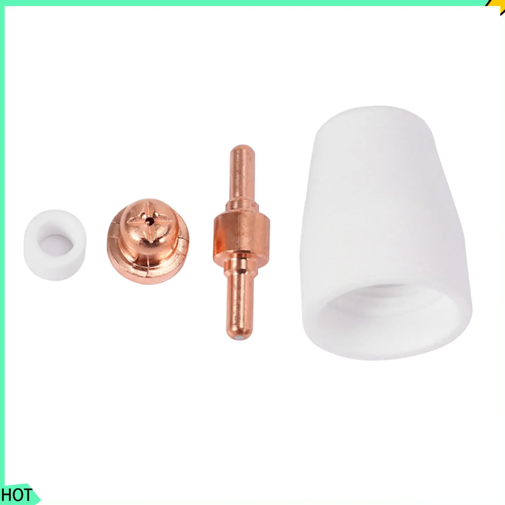 

AWAH 300Pcs PT-31 -40 Air Plasma Cutter Cutting Nozzles Electrode Tip Torch Consumable Kits 40A Fit For LGK-40 CUT-40 BPS40