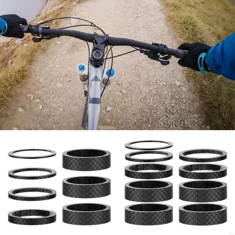 

N58B 7/9Pcs Bicycles Headset Spacer Bike Front Stem Fork Washer for Mountain Bike