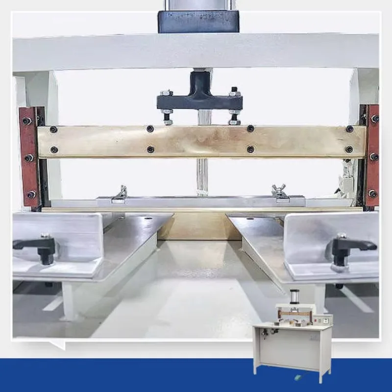 New Semi-Automatic Double 100 Hardcover Binding Machine Hydraulic Nipping & Creasing Press Groove Machine 220V 1kW