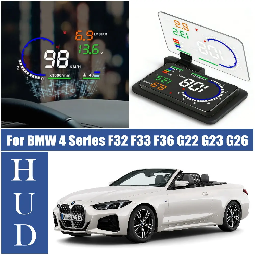 

Car HUD Head Up Display LED Windshield Projection For BMW 4 Series F32 F33 F36 G22 G23 G26 2013-2016