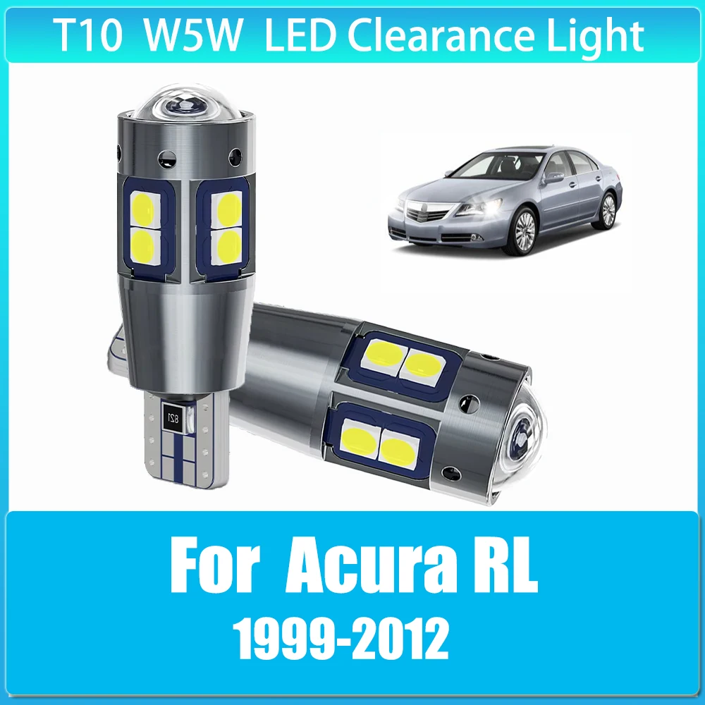 

2 x W5w T10 Led Lamps Canbus 12v 6000k Led Lamp Auto Signal for Acura RL 1999-2006 2007 2008 2009 2010 2011 2012 Car Accessories