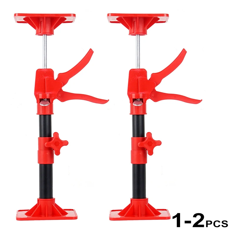 

1/2Pcs Telescopic Support Rods Jack Bar Cabinet Support Extension Pole Construction Tool