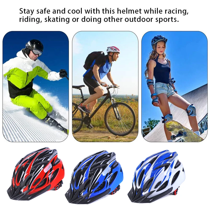 Adult Bike Helmet Mountain Bike Integrally Molding for Bike Bicycle Cycling Men Women  Adult Bike Helmet