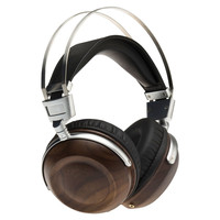 Monitoring HIFI Headphones 50mm  Dynamic Wooden Earphone Over-the -Ear Bass Stereo Studio Audio Monitoring Metal Headset