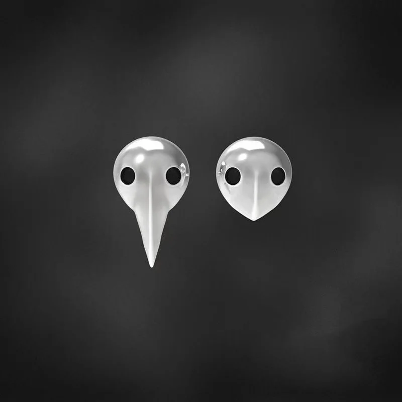 Juego de pendientes de ángel Sachiel de EVA Neon Genesis Evangelion 3th, joyería de cosplay de anime chapada en plata para regalo de fans