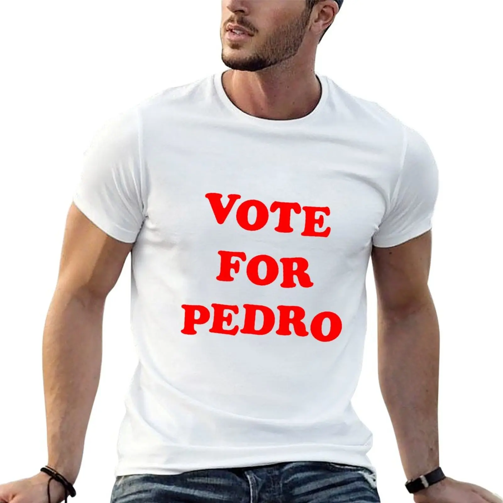 Vote for Pedro Napoleon Dynamite Movie Tribute T-Shirt Comfort Stretch Tee Shirt