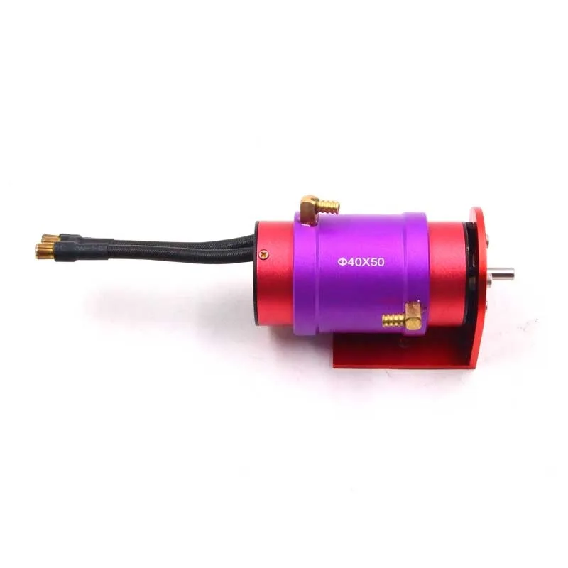 FATJAY RC Hobby 4082-1600KV 2000KV Water Cooling Brushless Motor 6S Battery with Water-cooling Jacket Motor Mount for RC Boat