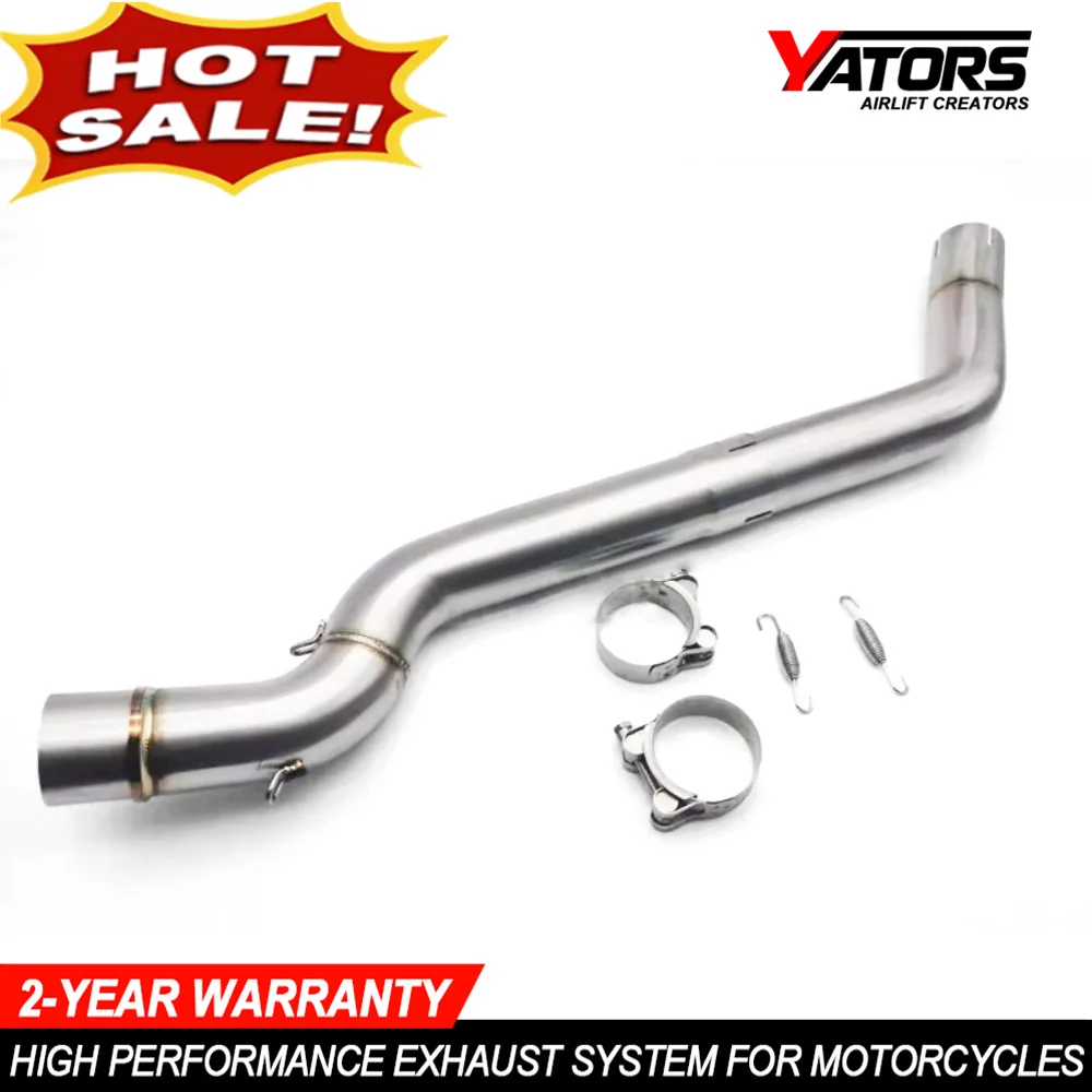 Motorcycle Exhaust Middle Link Pipe Accessories Escape System Slip-on For Honda CBR600RR CBR 600RR CBR 600 RR 2005 - 2020