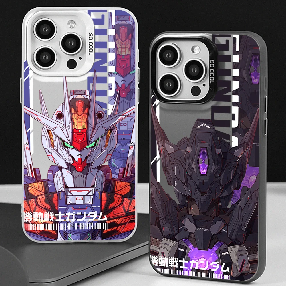 Mobile Suit G-Gundams Phone Case for iPhone 12 11 13 14 15 16 Max Pro Plus Laser Cover