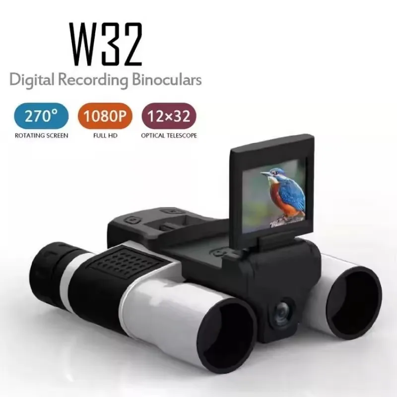 W32 FULL HD 1080p Digital binocular video camera 2 Inch TFT LCD Photo Snapshot and Image Video Recording with Max 128Gb TF Card