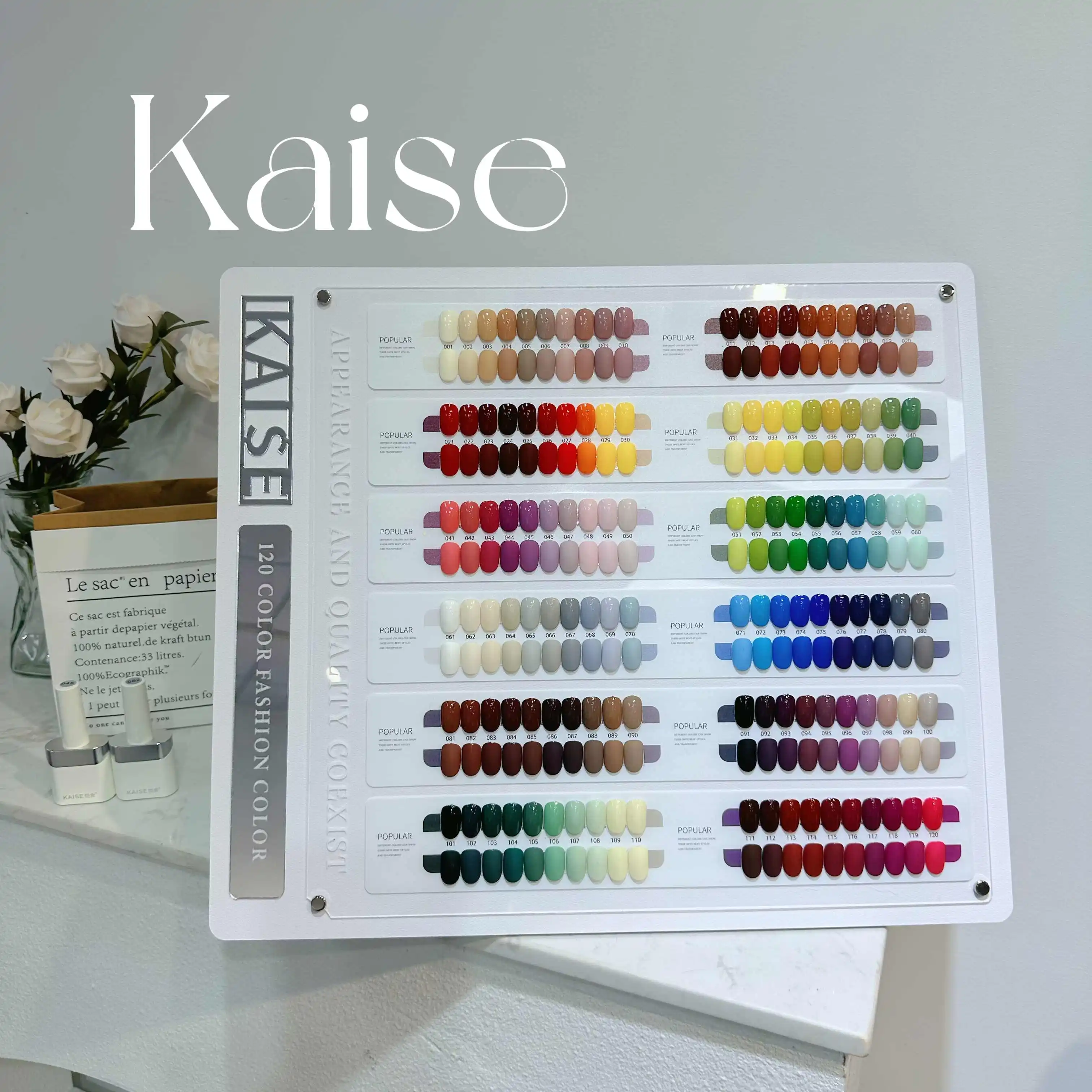 

KAISE 120 цветов, набор разноцветных гелей для ногтей, однотонный маникюрный салон, новинка 2025, горячая распродажа, модный нетоксичный УФ-гель для дизайна ногтей, оптовая продажа