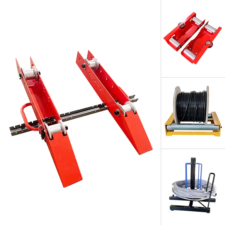 for Roller lock reel removal roller cable reel Easy set up for ground level cable reel payout Integral ramp