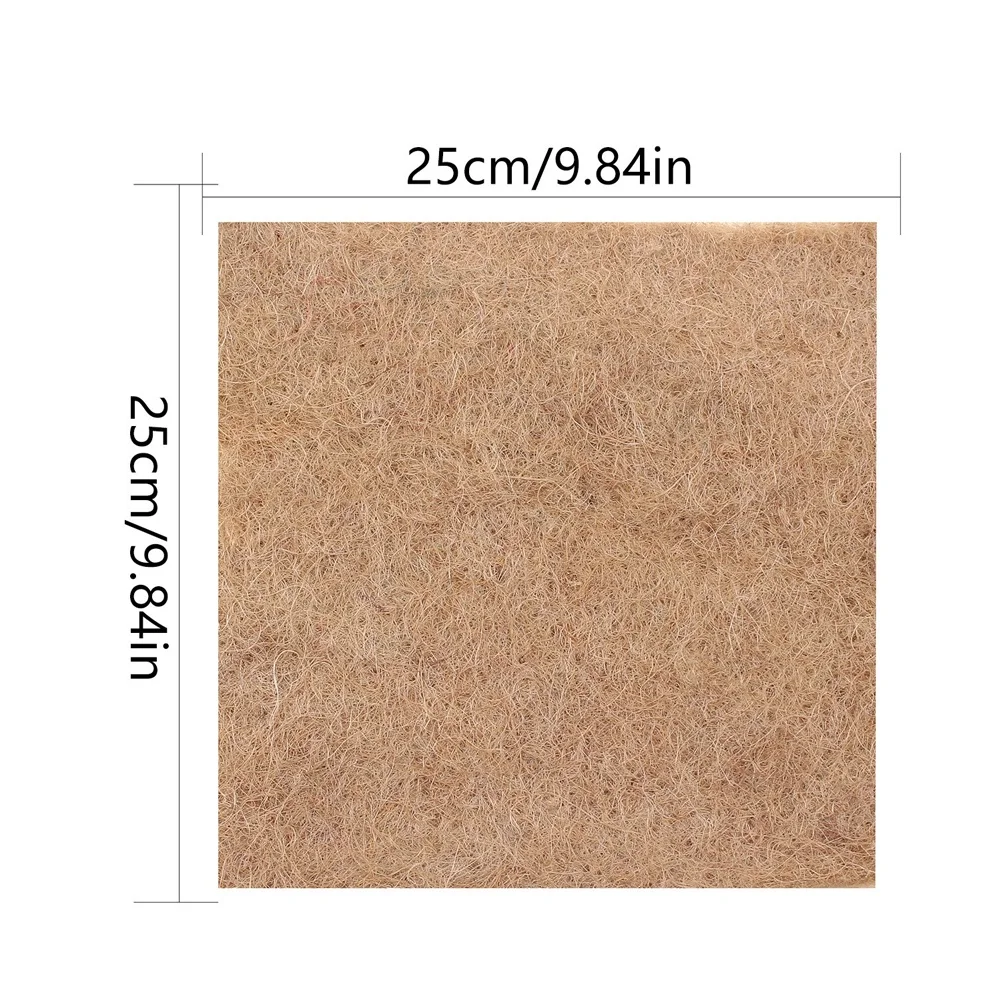 

10 шт. подушечки для выращивания гидропоники из пенькового и джутового волокна для проращивания микрозелени 25x25 см и 25x50 см коврики для растений