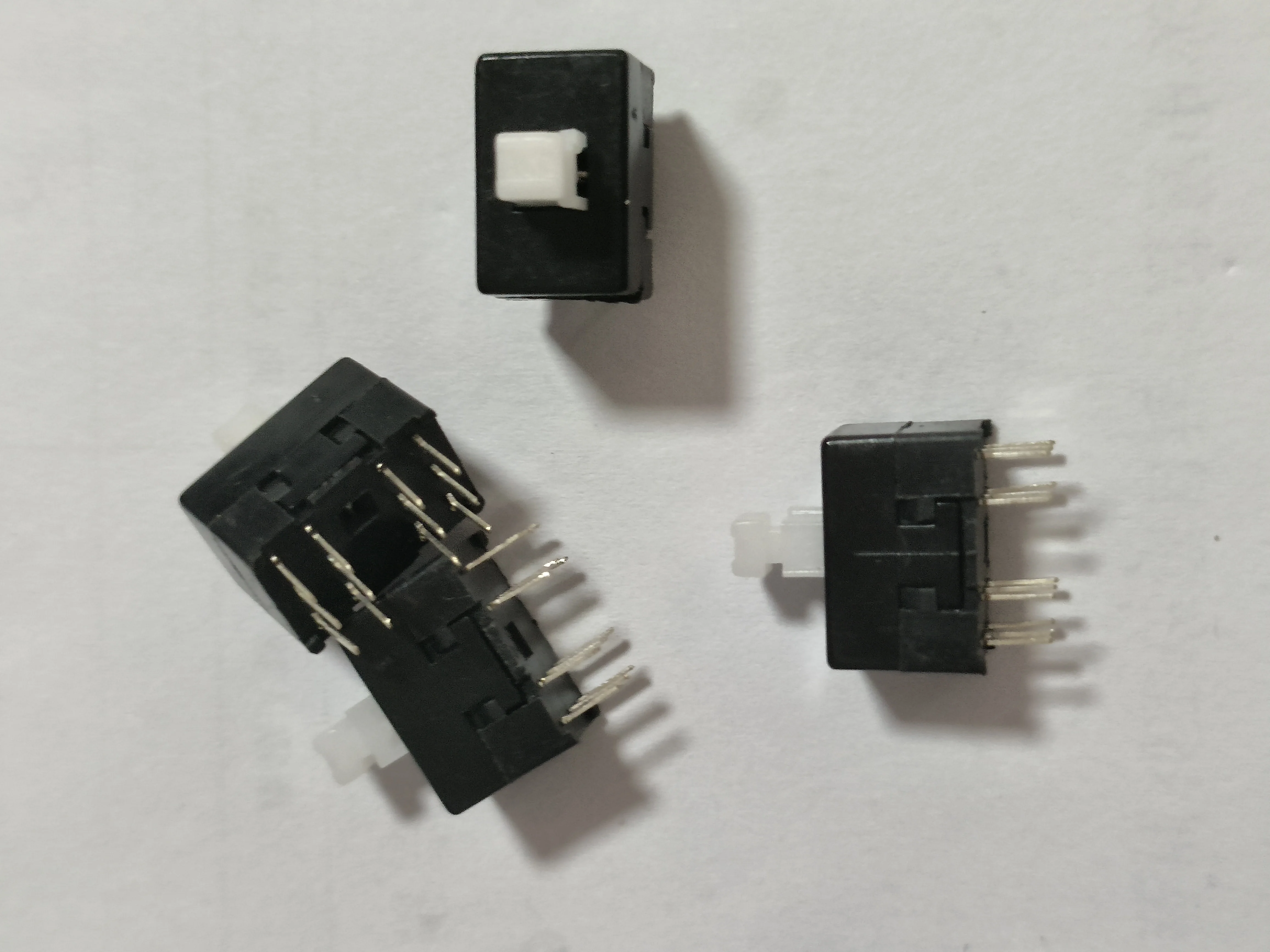 YH 5PCS 8.5x13mm Latching Push Button Switch 12-Pin Replacement Self-Locking Power Switch for Yamaha Mixer Audio Equipment