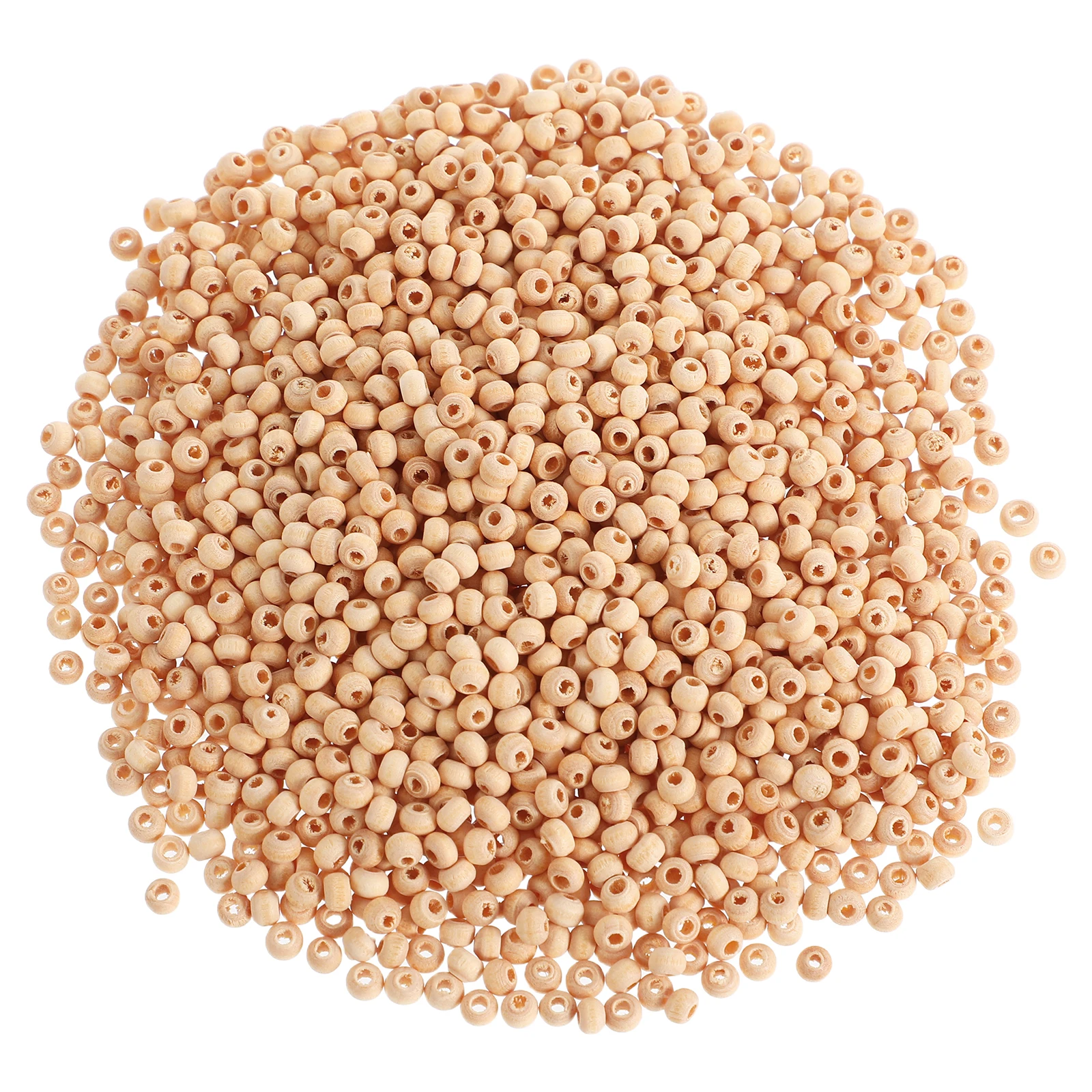 

1800pcs for Simple Wooden Beads Jewelry Making Round Accessories DIY Crafts Bracelets Home Jewelry Making Bead Decoration