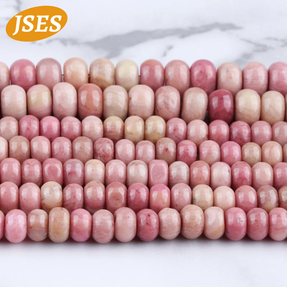 

AAA Natural Red Rhodonite 5*8mm Rondelle Beads 15inches Strand Beads for Jewelry Making Bracelets DIY Accessorries & DIY Gift