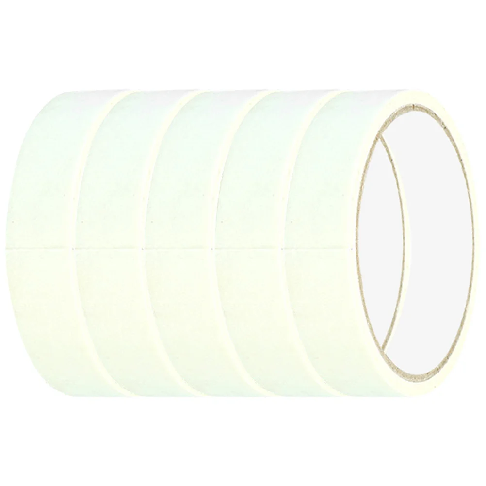 5 Stück 5 Rollen Abdeckband zum Basteln, multifunktionales Papierband, Malerei, Zeichnen, Diy-Kunstprojekte, Studenten, beschreibbar, zerreißbar