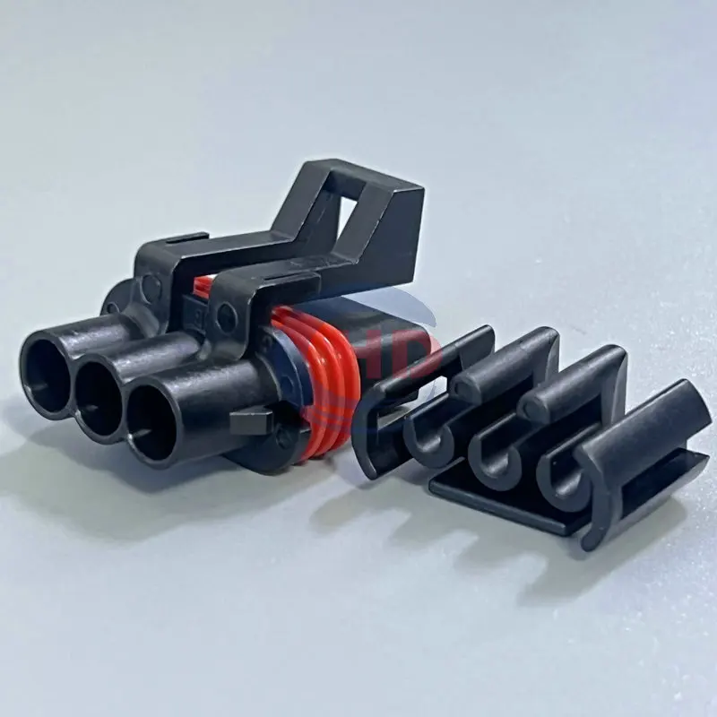 RADIATOR FANMOTOR SENSOR SOCKET 	 3 Way GM Delphi / Packard - Metripack 280 Female Connector Kit
