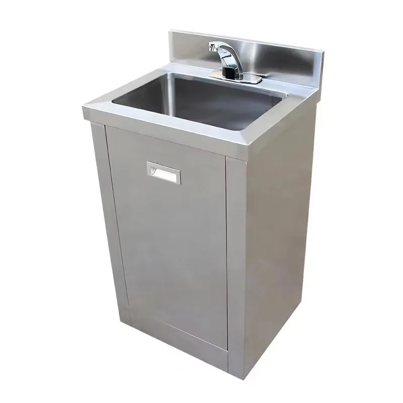 FENGYUQUAN Customizable for Hand Sink Double Stations Clinic 1or 5 Positions 201/304 Stainless Steel Scrub Sink