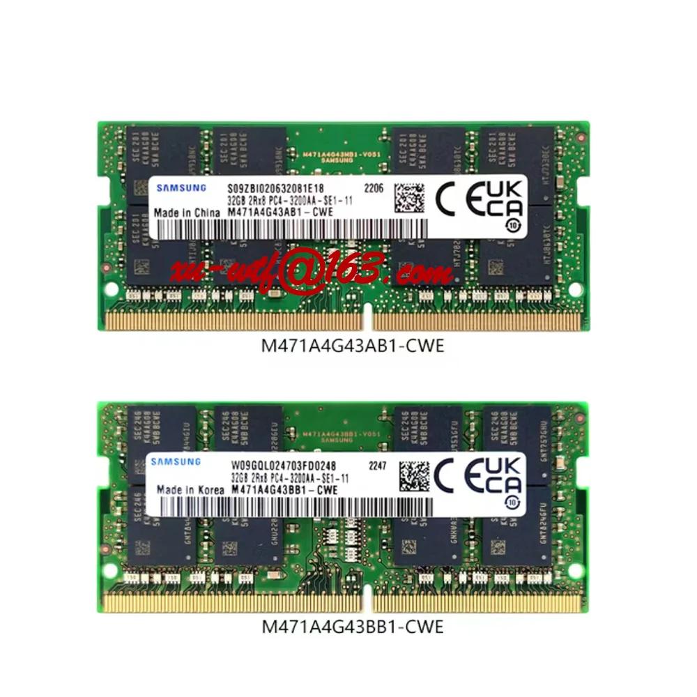 Brand New and Original DDR4 32GB 2Rx8 PC4-3200AA Notebook Memory Stick M471A4G43BB1-CWE M471A4G43AB1-CWE Spot