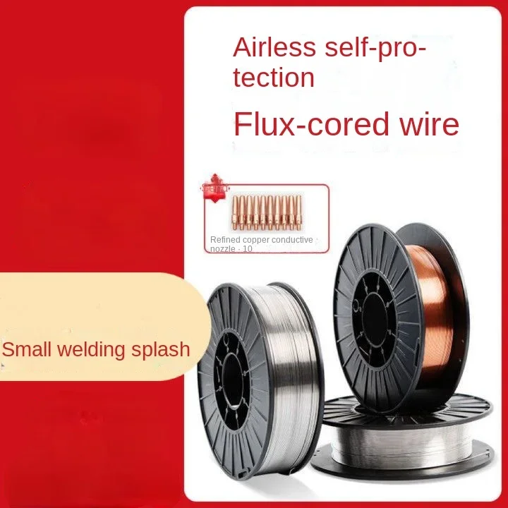 0.8 1.0 1.2 CO2 gas shielded welding wire solid gas free self protective flux core secondary protective aluminum magnesium