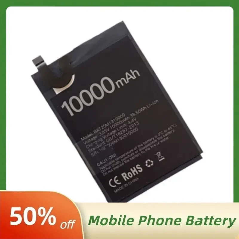 Large Capacity 10000mAh BAT20M1310000 Mobile Phone Batteries for DOOGEE S88 S88 Pro Rechargeable Lithium-Ion Battery +Free