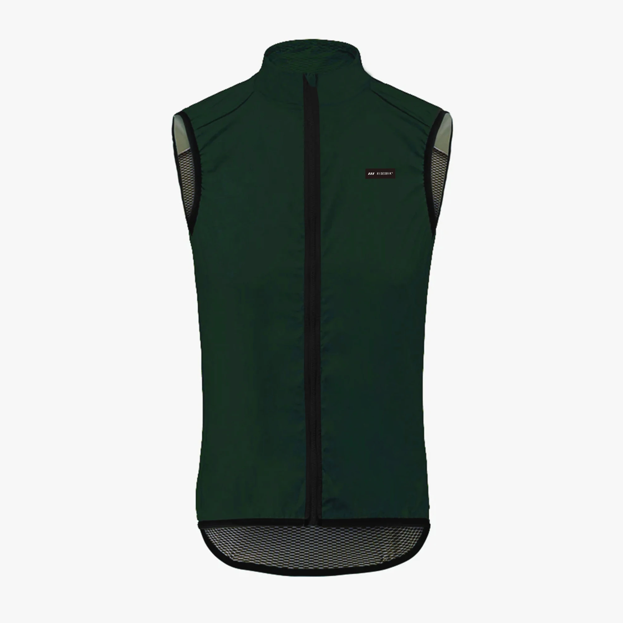 RISESBIK Men\'s Cycling Vest Windproof Waterproof Cycling Coat Sleeveless Bicycle Bike Vest Cycling Clothing Ultra-light and
