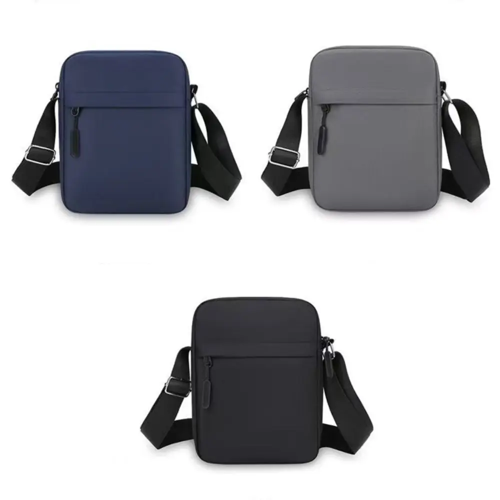 

New Nylon Polyester Crossbody Bags Black Grey Blue Long Shoulder Strap Shoulder Bag Minimalists Travel Storage Men Women